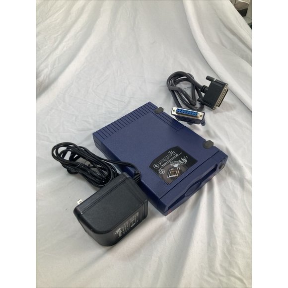 Iomega Zip 100 Parallel Port External Disk Drive Z100P2 With Adapter Cord Tested - Picture 9 of 10